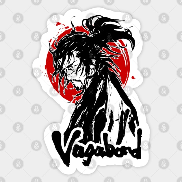 Vagabond (Miyamoto Musashi) Sticker by Rules of the mind